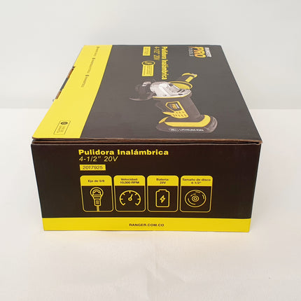 RANGER PRO PULIDORA INAMABRICA 20V 2017925