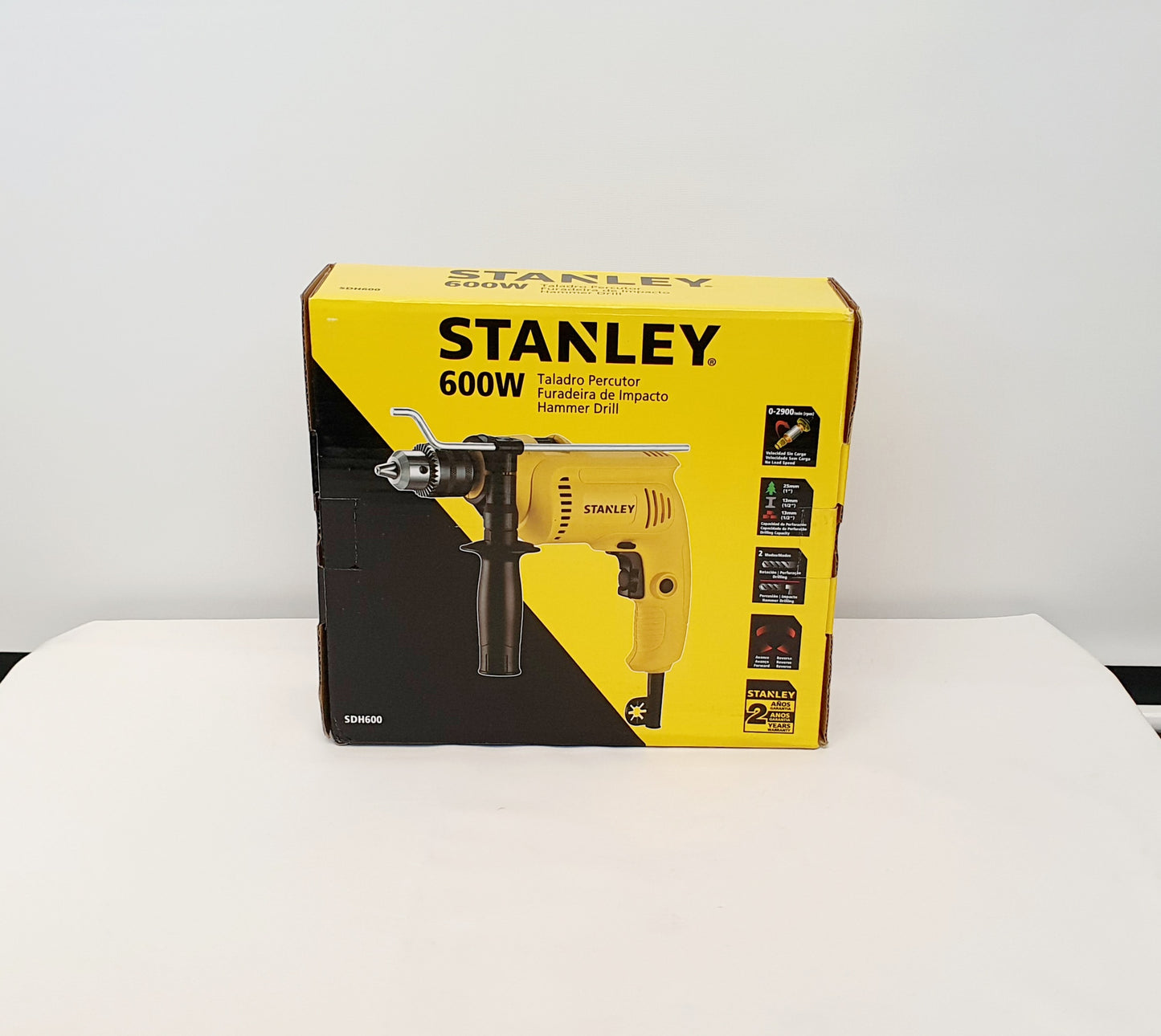 STANLEY TALADRO PERCUTOR DE 1/2" 600W SDH600