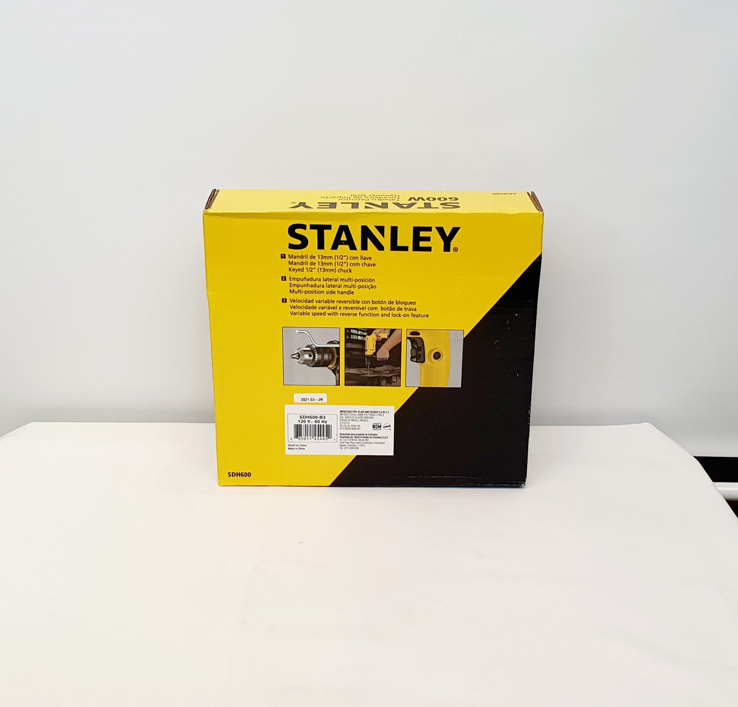 STANLEY TALADRO PERCUTOR DE 1/2" 600W SDH600