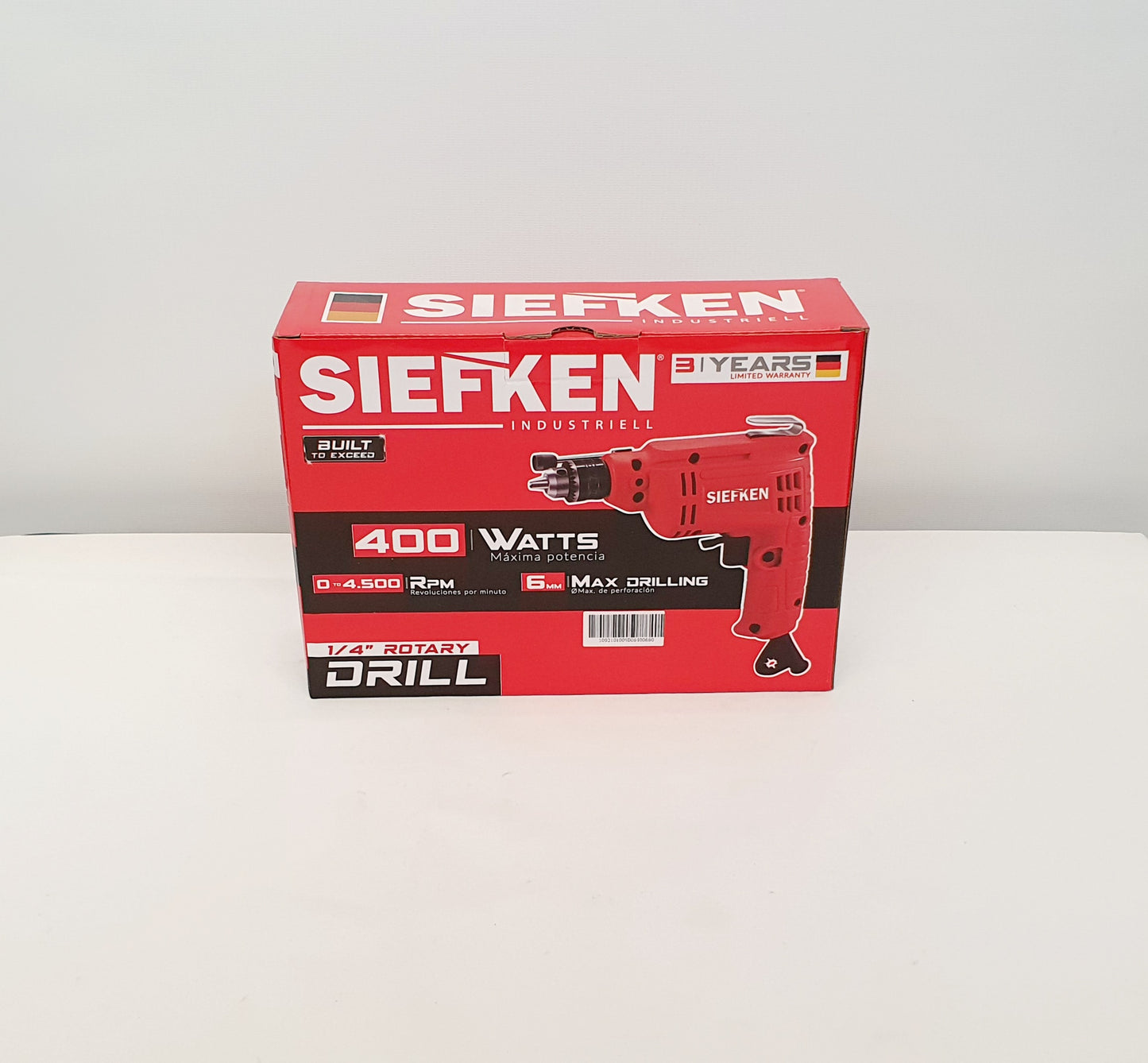 SIEFKEN TALADRO DE ROTACION DE 1/4" 400W SD0640