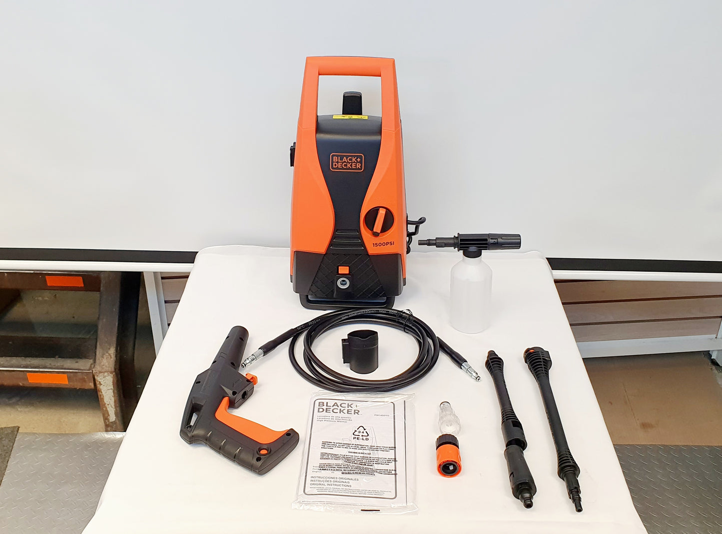 BLACK+DECKER HIDROLAVADORA 1500 PSI PW1450TD-B3