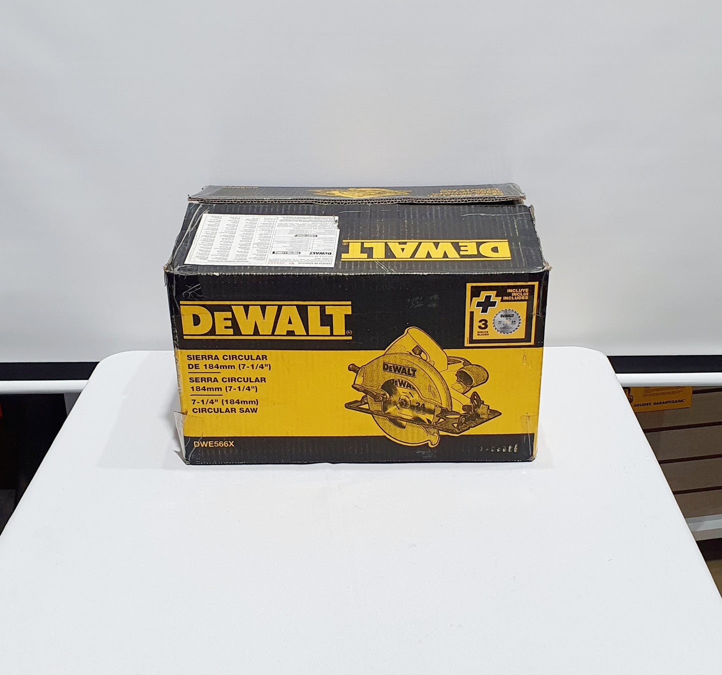 DEWALT CIERRA CIRCULAR 7-1/4" 1800W DWE566X