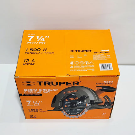 TRUPER CIERRA CIRULAR 7-1/4" 1750W 11004