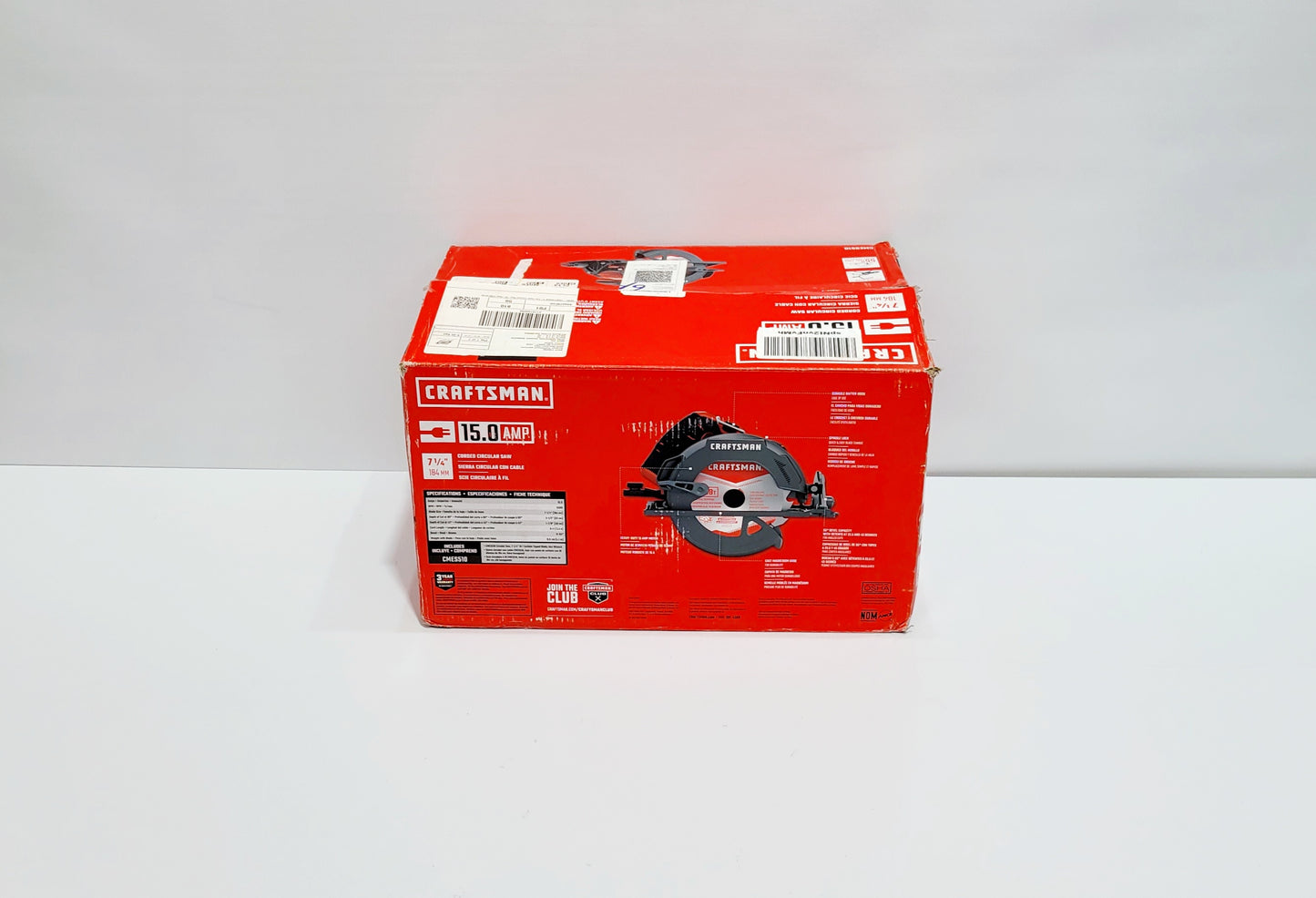 CRAFTSMAN CIERRA CIRCULAR 7-1/4" 1800W CMES510