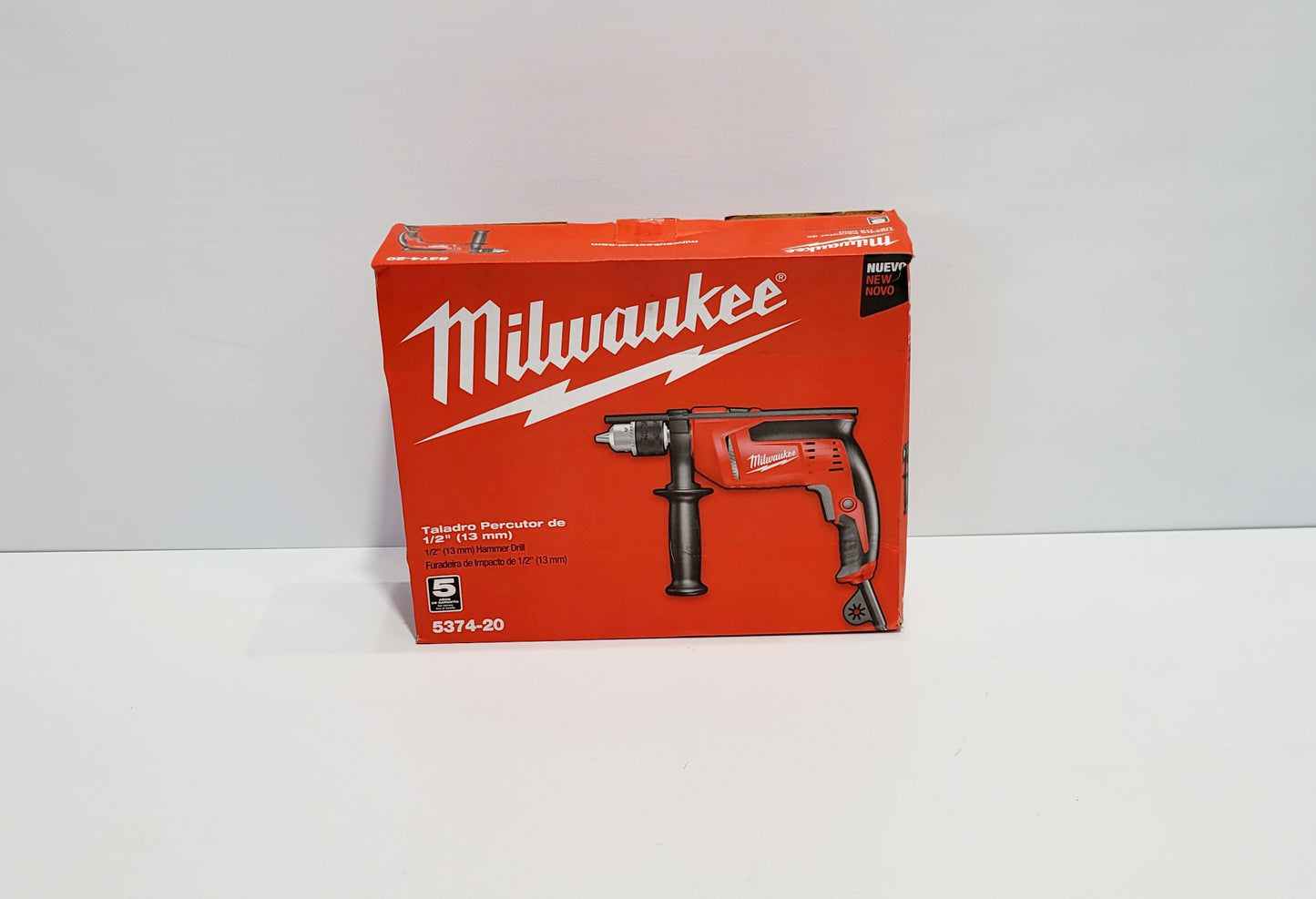 MILWAUKEE TALADRO PERCUTOR DE 1/2" 800W 5374-20