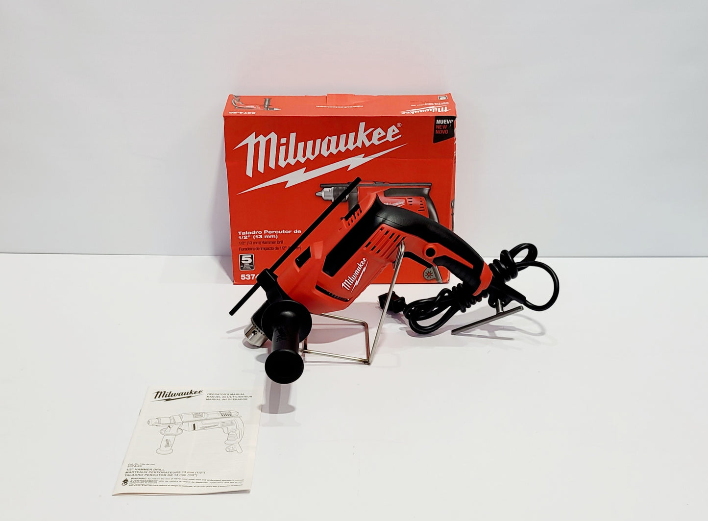 MILWAUKEE TALADRO PERCUTOR DE 1/2" 800W 5374-20