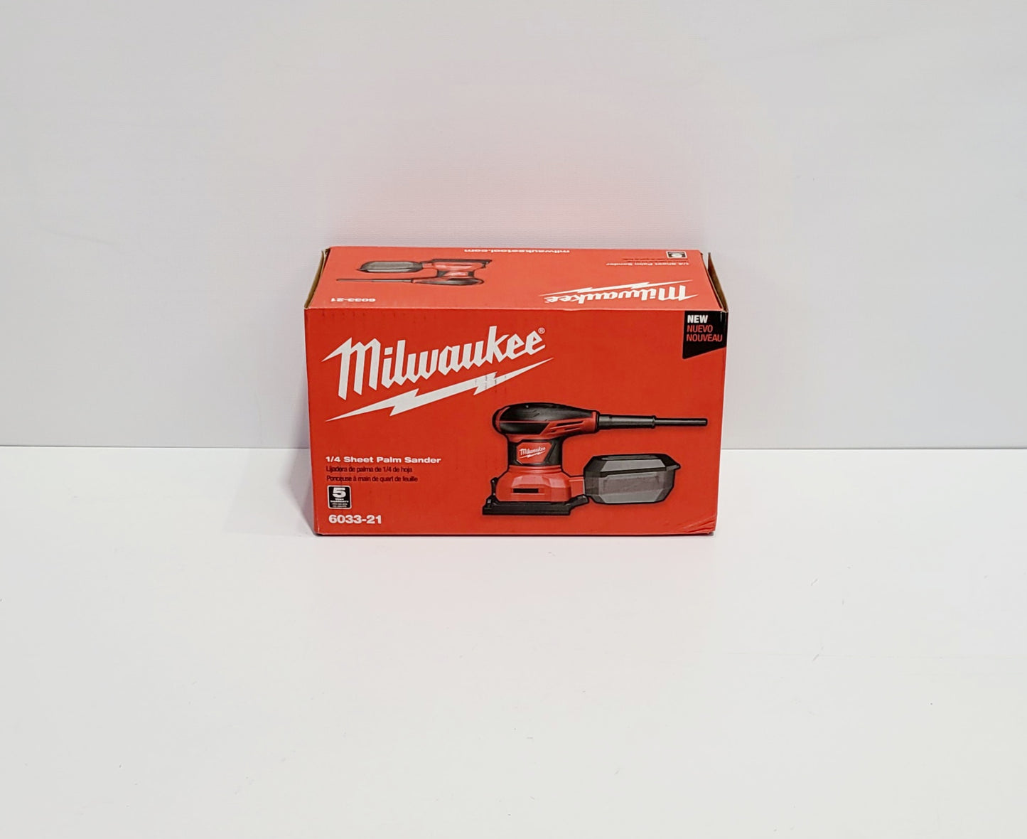 MILWAUKEE LIJADORA ORBITAL DE 1/4 6033-21