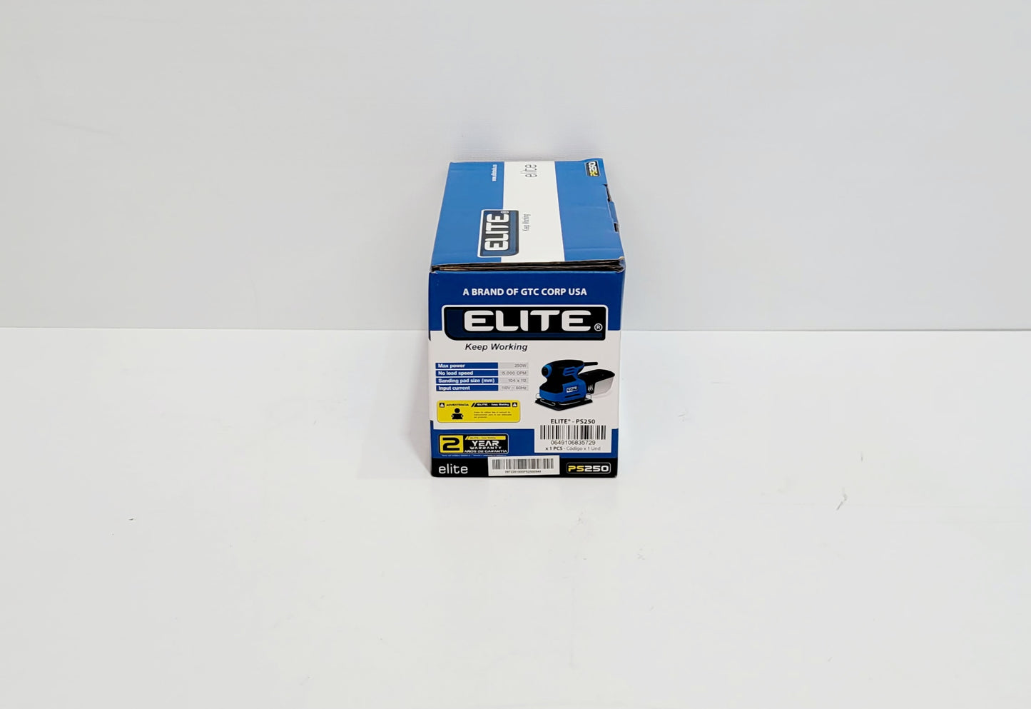 ELITE LIJADORA ORIBITAL DE 1/4 250W PS250