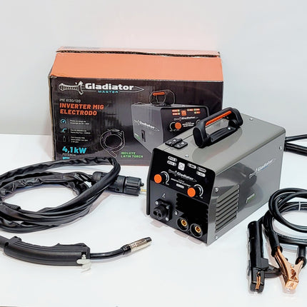 GLADIATOR PRO MINI SOLDADOR MIG INVERSOR MULTIPROCESO 130 AMPERIOS IME6130/120