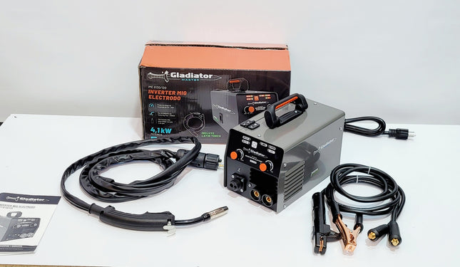 GLADIATOR PRO MINI SOLDADOR MIG INVERSOR MULTIPROCESO 130 AMPERIOS IME6130/120