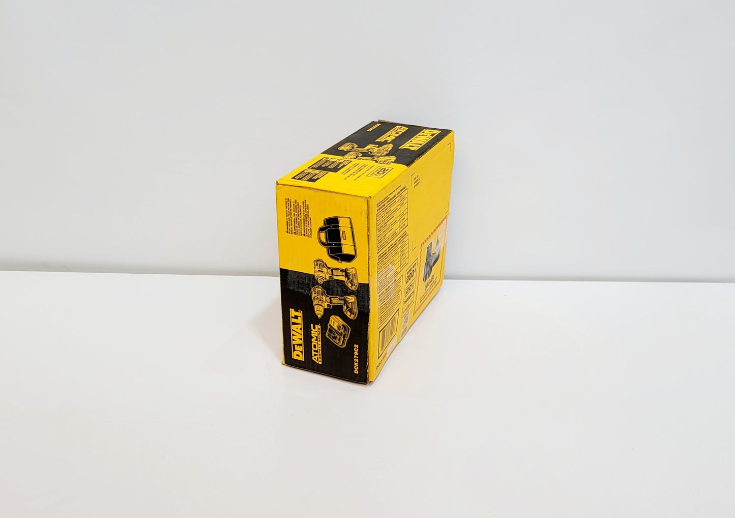 DEWALT COMBO TALADRO INALAMBRICO 1/2" Y ATORNILLADOR DE IMPACTO ATOMIC 20V DCK278C2