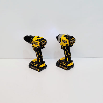DEWALT COMBO TALADRO INALAMBRICO 1/2" Y ATORNILLADOR DE IMPACTO ATOMIC 20V DCK278C2