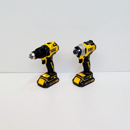 DEWALT COMBO TALADRO INALAMBRICO 1/2" Y ATORNILLADOR DE IMPACTO ATOMIC 20V DCK278C2