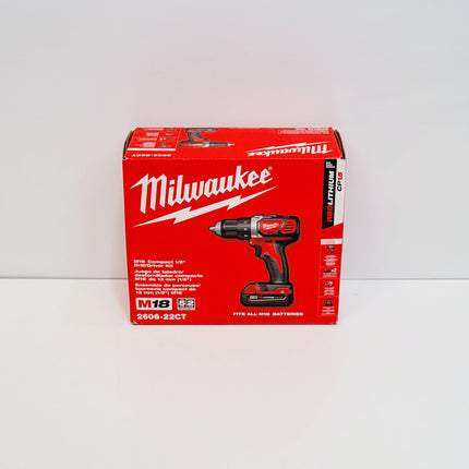 MILWAUKEE TALADRO INALAMBRICO DE 1/2" 2606-22CT