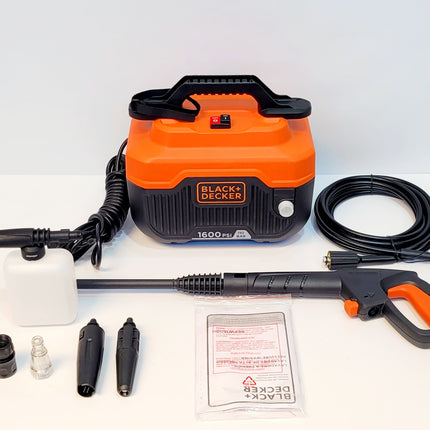 BLACK+DECKER HIDROLAVADORA HORIZONTAL 1600 PSI BEPW1600H