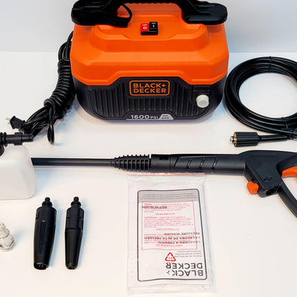 BLACK+DECKER HIDROLAVADORA HORIZONTAL 1600 PSI BEPW1600H