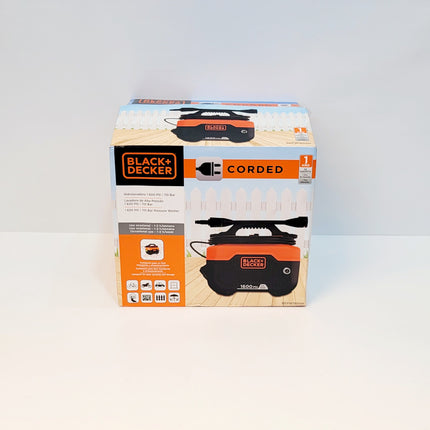 BLACK+DECKER HIDROLAVADORA HORIZONTAL 1600 PSI BEPW1600H