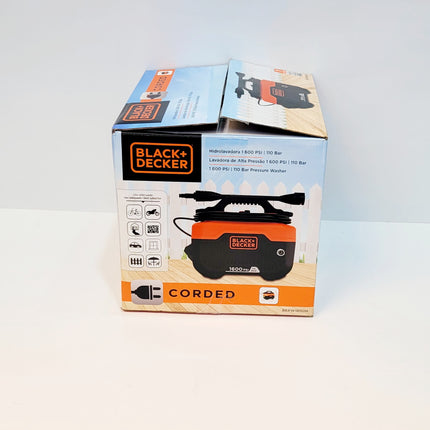BLACK+DECKER HIDROLAVADORA HORIZONTAL 1600 PSI BEPW1600H