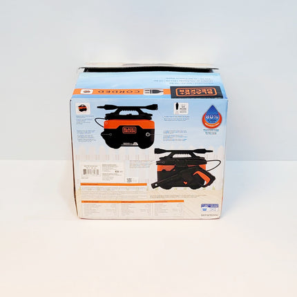 BLACK+DECKER HIDROLAVADORA HORIZONTAL 1600 PSI BEPW1600H