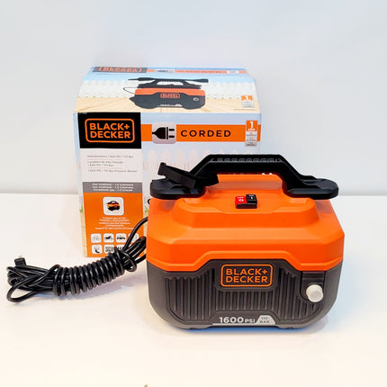 BLACK+DECKER HIDROLAVADORA HORIZONTAL 1600 PSI BEPW1600H
