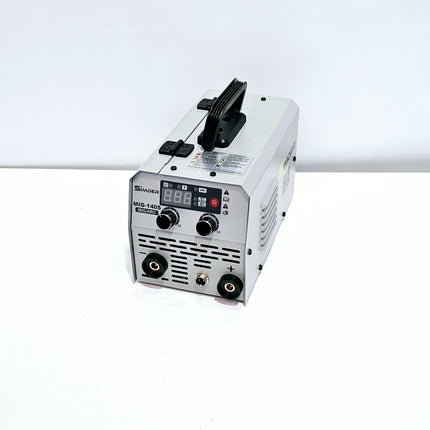 SSIMDER Soldador MIG 140A 2 en 1 Soldador de núcleo de fundente/varilla Soldador de voltaje dual de 110 V/220 V