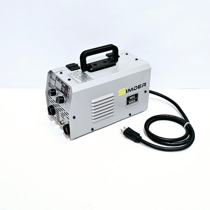 SSIMDER Soldador MIG 140A 2 en 1 Soldador de núcleo de fundente/varilla Soldador de voltaje dual de 110 V/220 V