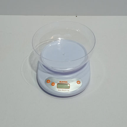 SUKRA BALANZA DIGITAL CON BANDEJA 5 KG 3126