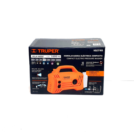TRUPER HIDROLAVADORA ELECTRICA COMPACTA 1600 PSI 102795