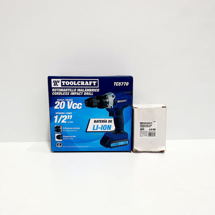 TOOLCRAFT ROTOMARTILLO INALAMBRICO 20V 1/2" TC5770