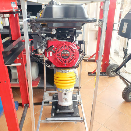 UYUSTOOLS APISONADOR COMPACTADOR A GASOLINA INDUSTRIAL 80KG HONDA 5.5HP GCO080