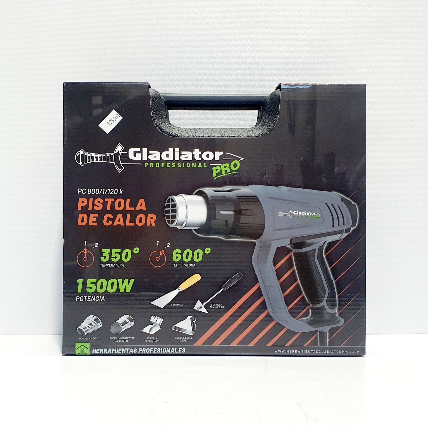 GLADIATOR PRO PISTOLA DE CALOR 1500W PC 800/1/120 K