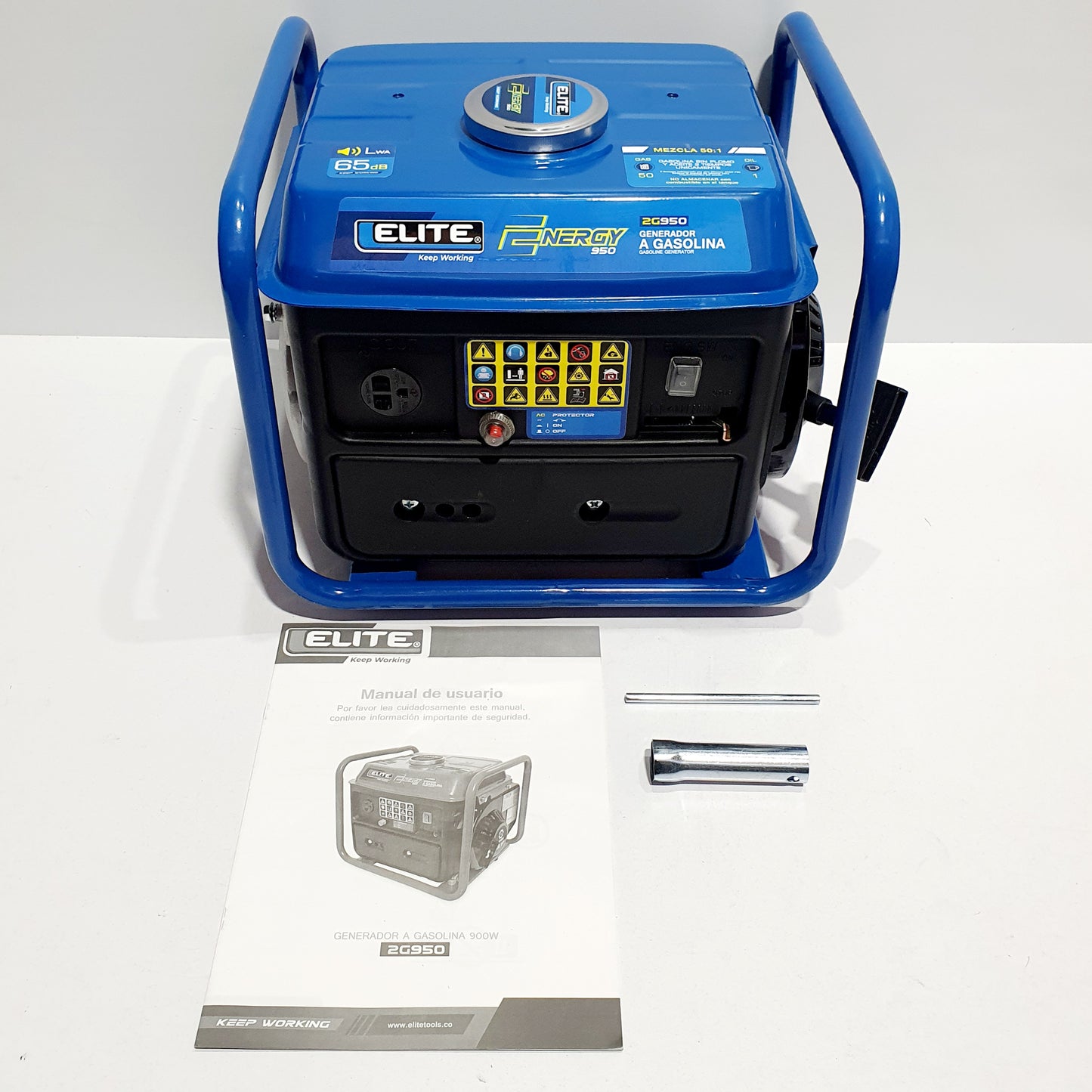 ELITE GENERADOR ELéCTRICO A GASOLINA 950W 2G950