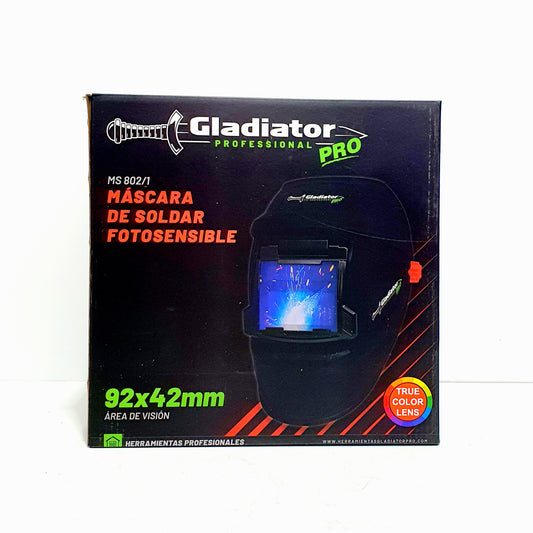 GLADIATOR PRO MASCARA DE SOLDAR FOTOSENSIBLE MS 802