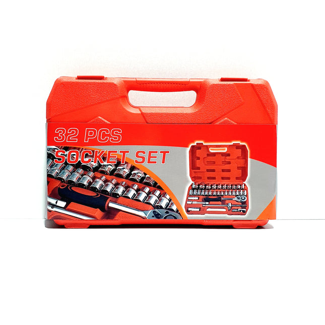 I.O JUEGO DE COPAS 32 PIEZAS ESTUCHE ROJO - 9793B