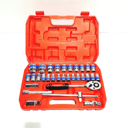 I.O JUEGO DE COPAS 32 PIEZAS ESTUCHE ROJO - 9793B