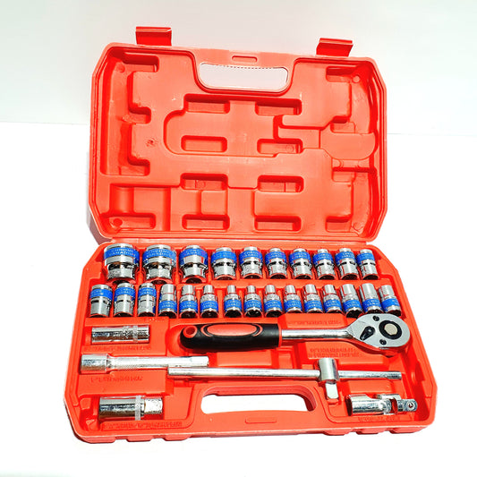 I.O JUEGO DE COPAS 32 PIEZAS ESTUCHE ROJO - 9793B