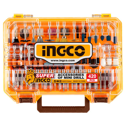 INGCO SET PARA MOTOTOOL 420 PCS AKMG4208
