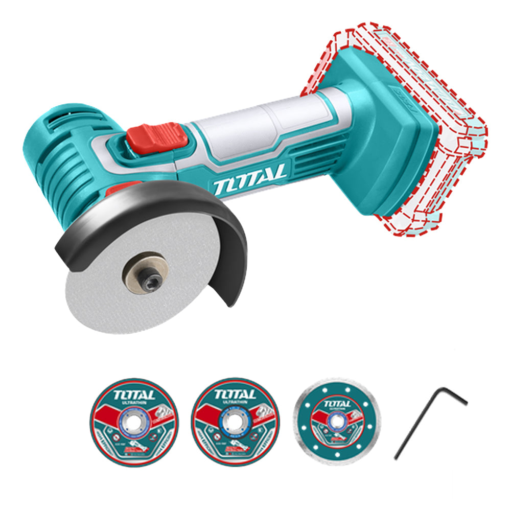 TOTAL MINITALADRADORA INALAMRICA 3" 20V TAGLI7601