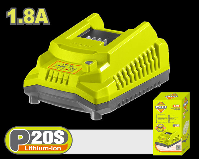 DYLLU CARGADOR INTELIGENTE PARA BATERIAS 20V 1.8AH UDTFCP518