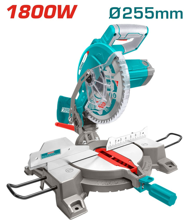 TOTAL SIERRA INGLETEADORA FIJA 10" 1800W UTS42152557
