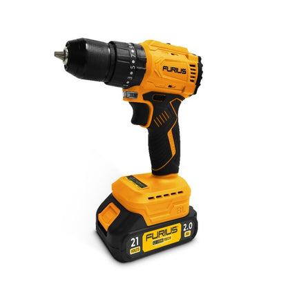 FURIUS TALADRO PERCUTOR INALAMBRICO BRUSHLESS 21V FBD2113