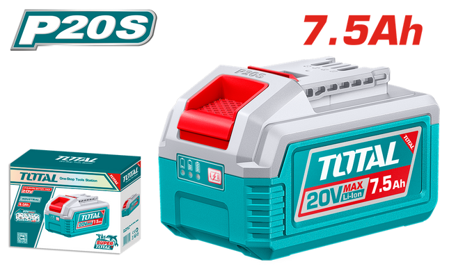 TOTAL BATERIA DE ION DE LITIO 20V 7.5AH INDUSTRIAL TFBLI2075