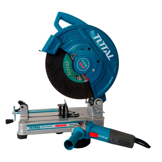 TOTAL COMBO TRONZADORA 14"  UTS223589 + UTG10711556 PULIDORA 4-1/2" 750W 110V