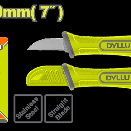DYLLU CUCHILLO PELACABLE 180MM 7" DTSX8611
