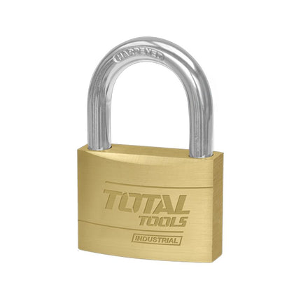 TOTAL CANDADO 50MM DORADO INDUSTRIAL  TLK32502