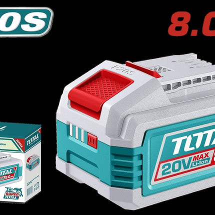TOTAL BATERIA 20V 8.0AH INDUSTRIAL ION LITHIUM TFBLI2128