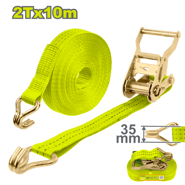 DYLLU CINCHA CON RACHET 2T X 10M DTRT13210