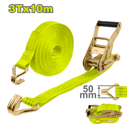 DYLLU CINCHA CON RACHET 3T X 10M DTRT13310