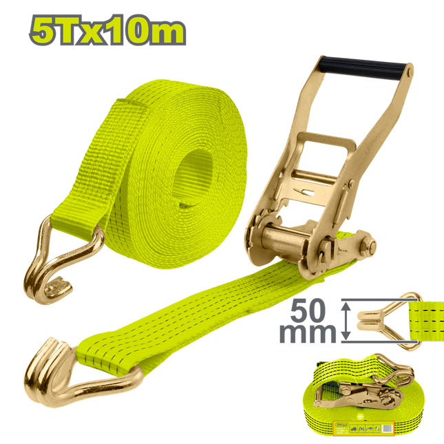 DYLLU CINCHA CON RACHET 5T X 10M DTRT13510