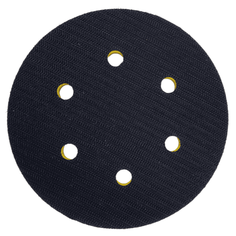 I.O DISCO DE GOMA ORBITAL VELCRO 6" X 6 HUECOS - 2630D